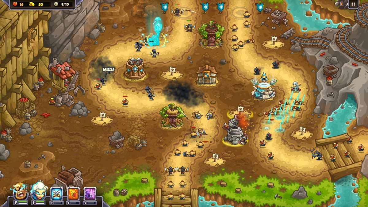 Tower defense in action